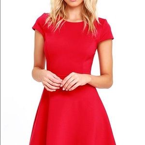 Cute red dress